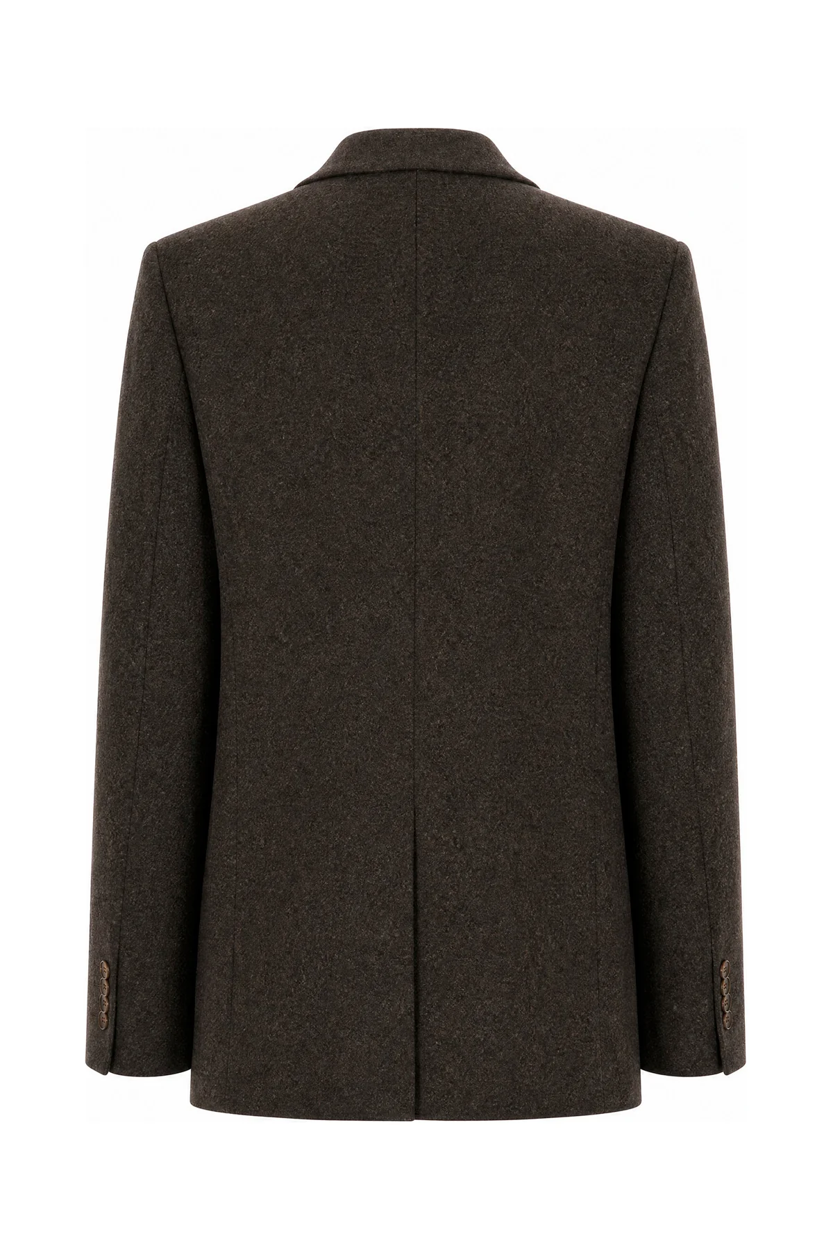 Dark brown stretch wool blend blazer -  | High Quality Luxury Handbag Shop