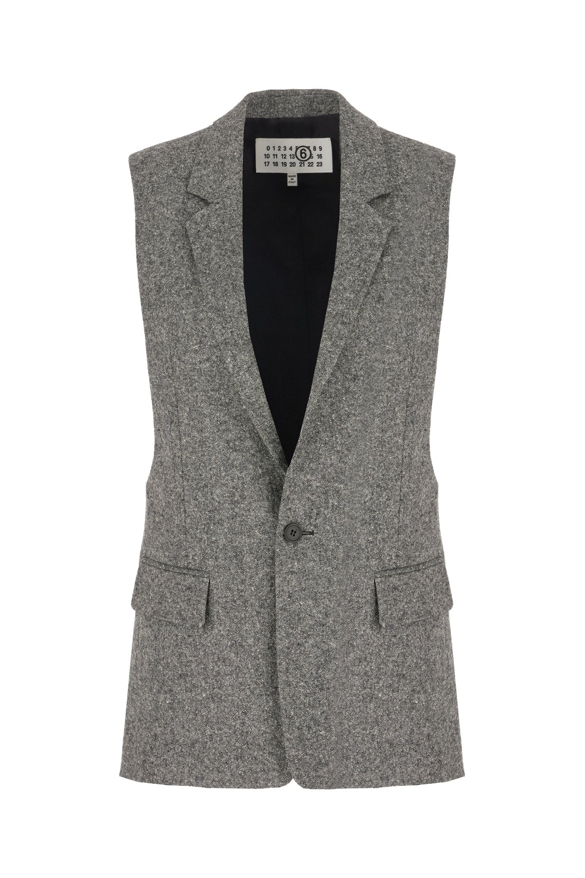 Grey wool blend vest -  | High Quality Luxury Handbag Shop