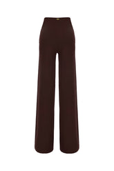 Chocolate stretch nylon pants -  | High Quality Luxury Handbag Shop