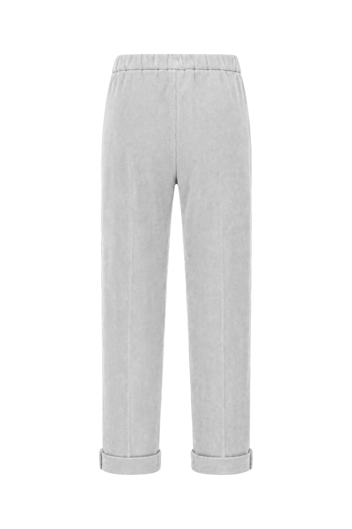 Light grey stretch cotton pants -  | High Quality Luxury Handbag Shop