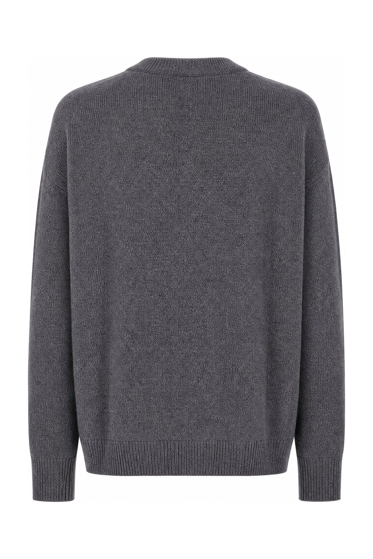 Dark grey wool blend sweater -  | High Quality Luxury Handbag Shop