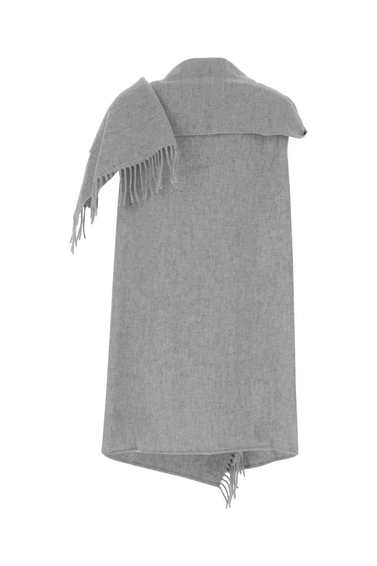 Grey wool blend cape -  | High Quality Luxury Handbag Shop