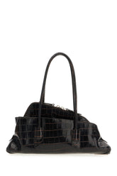 Black leather small La Passeggiata shoulder bag -  | High Quality Luxury Handbag Shop