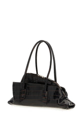 Black leather small La Passeggiata shoulder bag -  | High Quality Luxury Handbag Shop