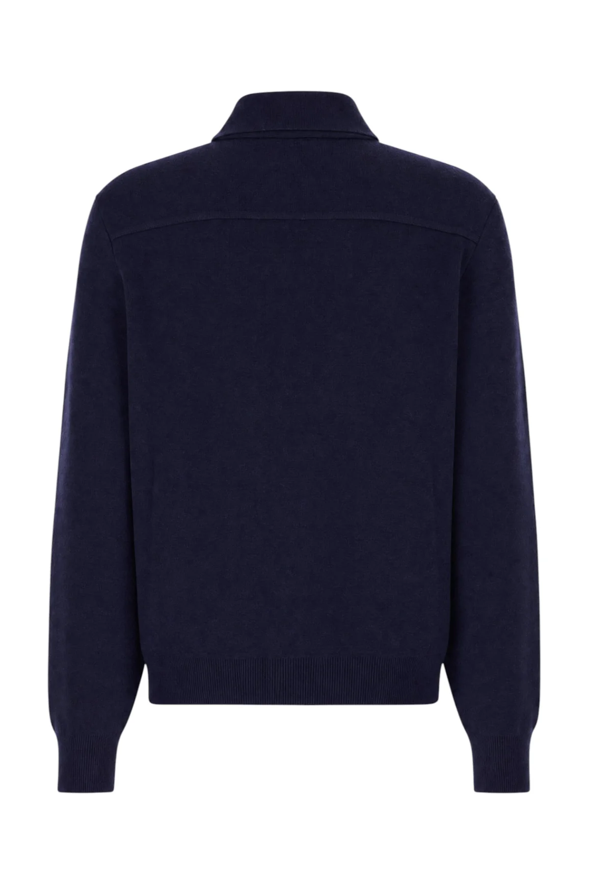 Cardigan in misto lana stretch blu -  | High Quality Luxury Handbag Shop