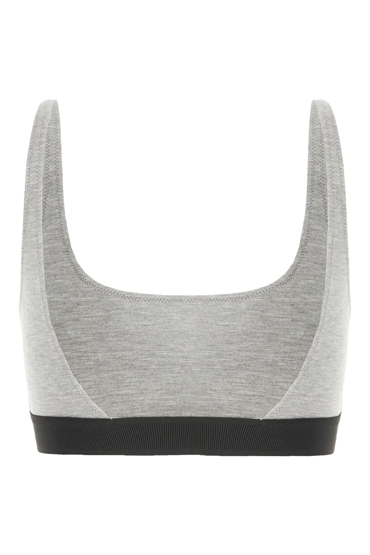 Grey stretch modal bandeau bra -  | High Quality Luxury Handbag Shop