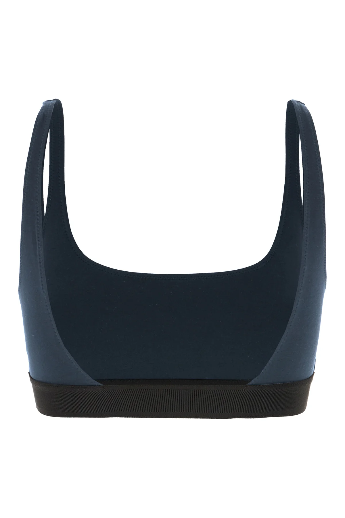 Petrol blue stretch modal bandeau bra -  | High Quality Luxury Handbag Shop