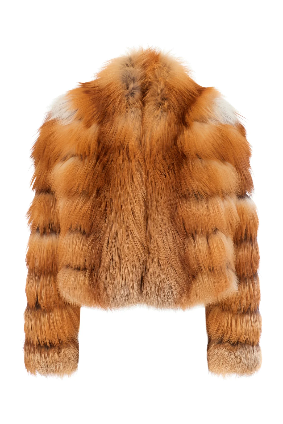 Multicolored fox fur coat -  | High Quality Luxury Handbag Shop
