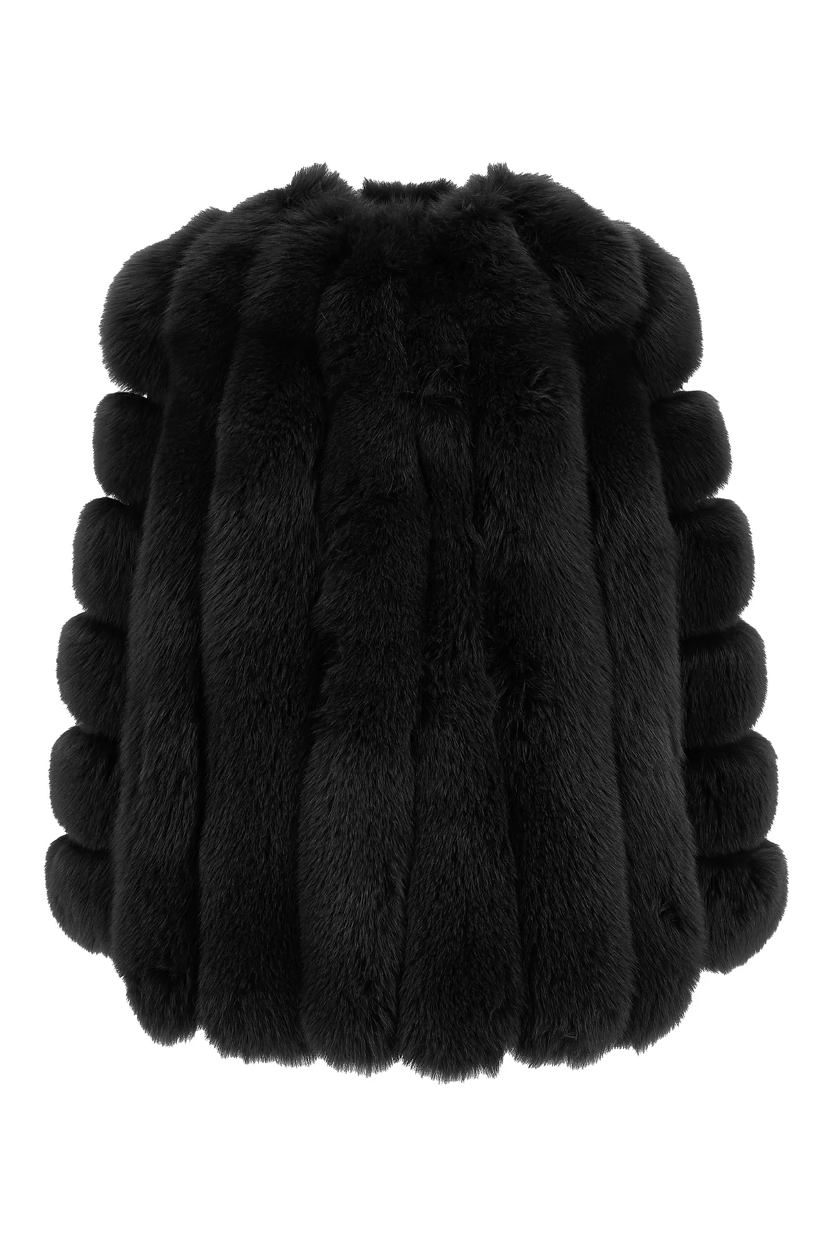Black fox fur coat -  | High Quality Luxury Handbag Shop