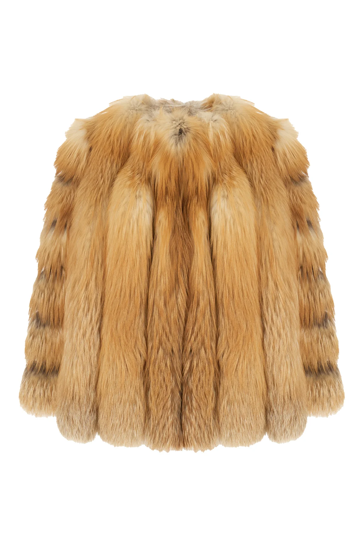 Two-tone fox fur coat -  | High Quality Luxury Handbag Shop
