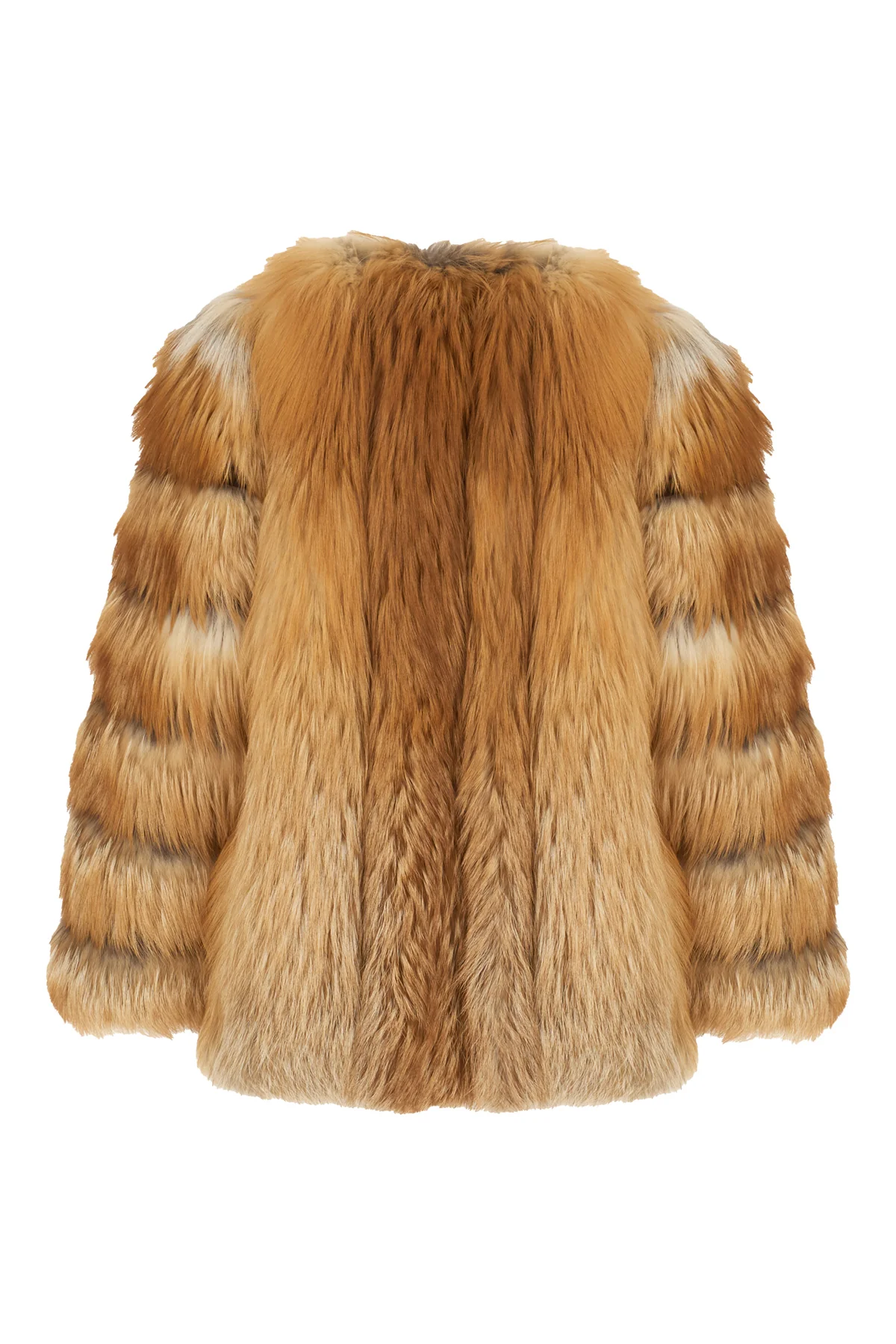 Two-tone fox fur coat -  | High Quality Luxury Handbag Shop