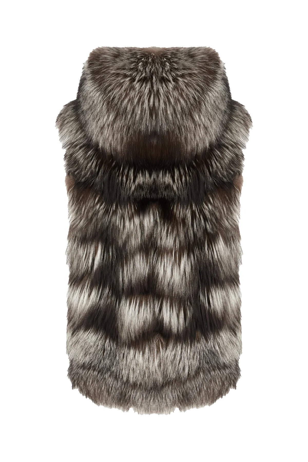 Two-tone fox fur coat -  | High Quality Luxury Handbag Shop