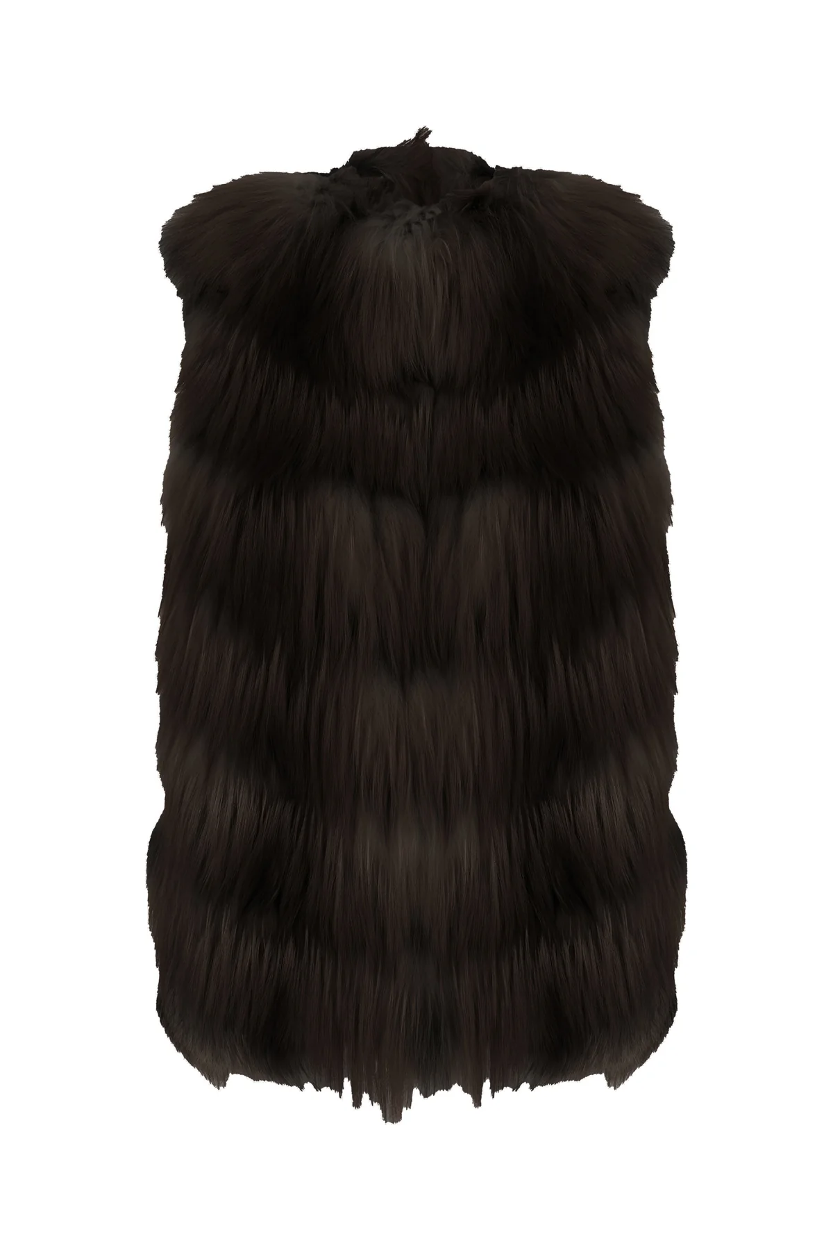 Chocolate fox fur coat -  | High Quality Luxury Handbag Shop