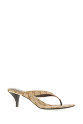 GG canvas Vittoria thong mules -  | High Quality Luxury Handbag Shop