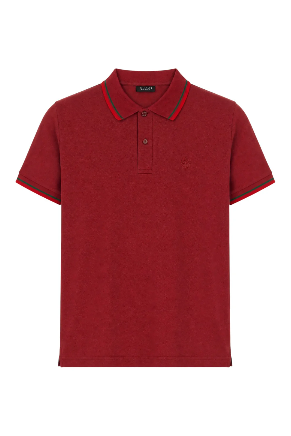 Bordeaux piquet polo shirt -  | High Quality Luxury Handbag Shop
