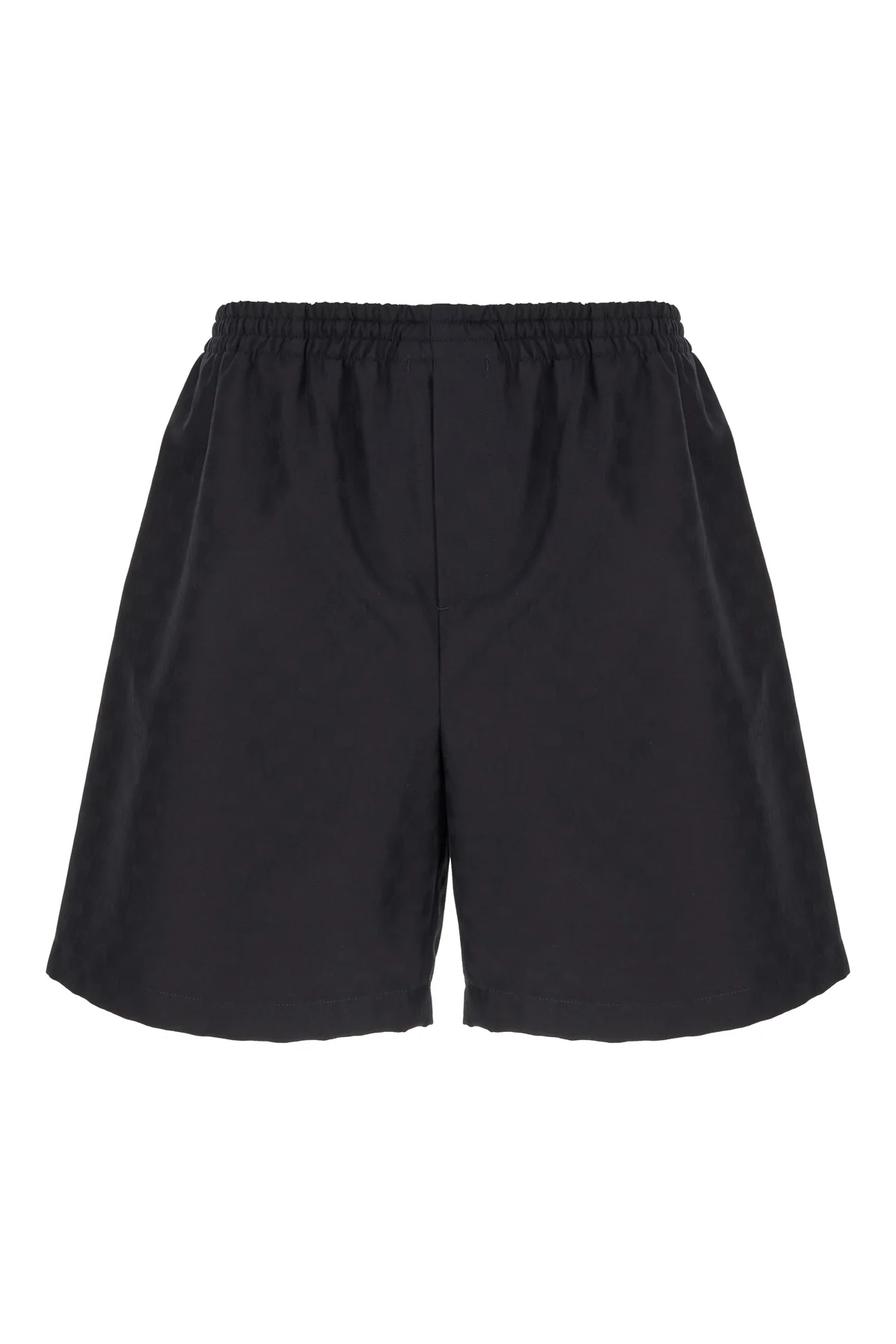 Black cotton bermuda shorts -  | High Quality Luxury Handbag Shop