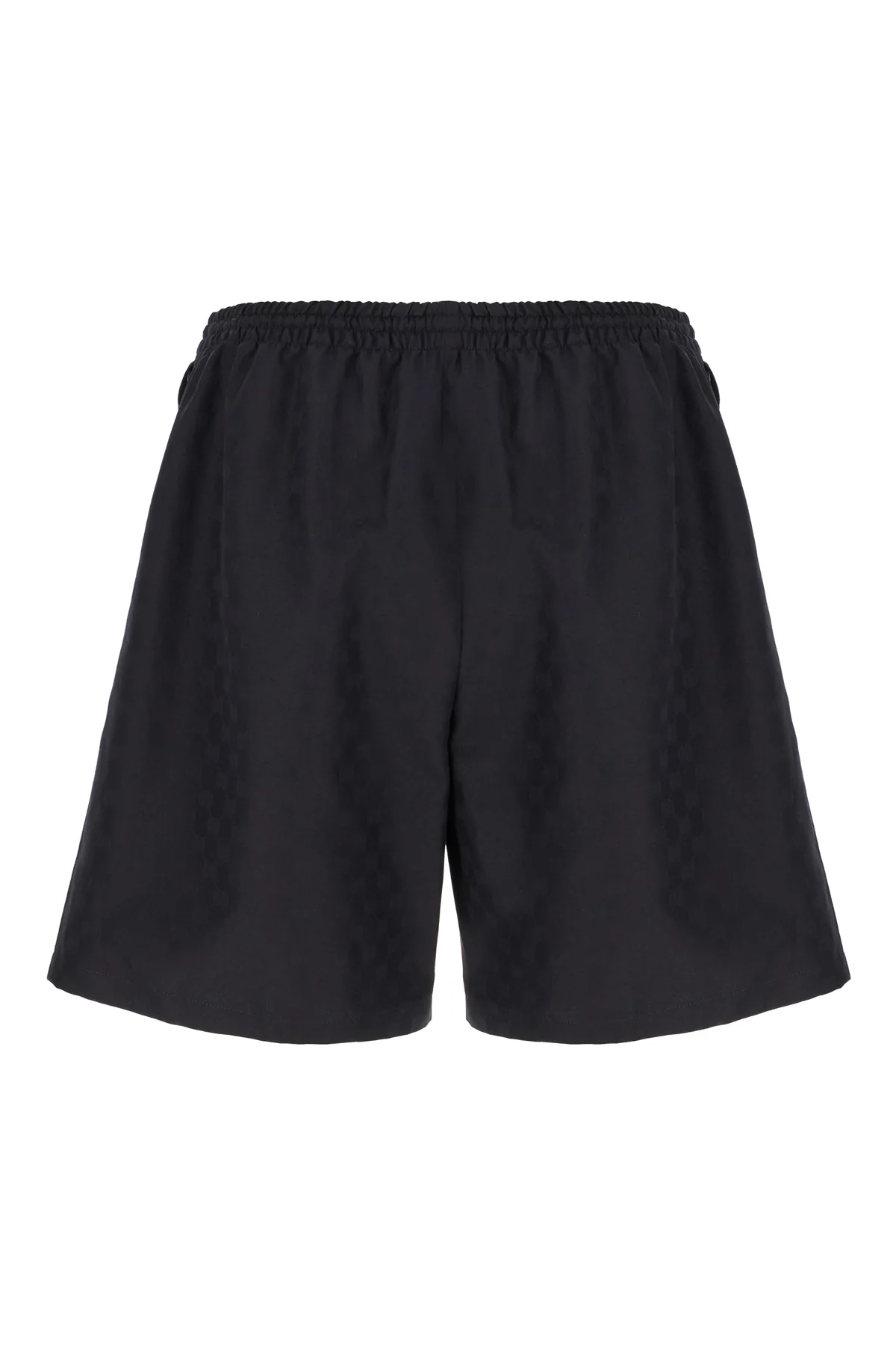 Black cotton bermuda shorts -  | High Quality Luxury Handbag Shop
