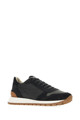 Black suede and nylon sneakers -  | High Quality Luxury Handbag Shop