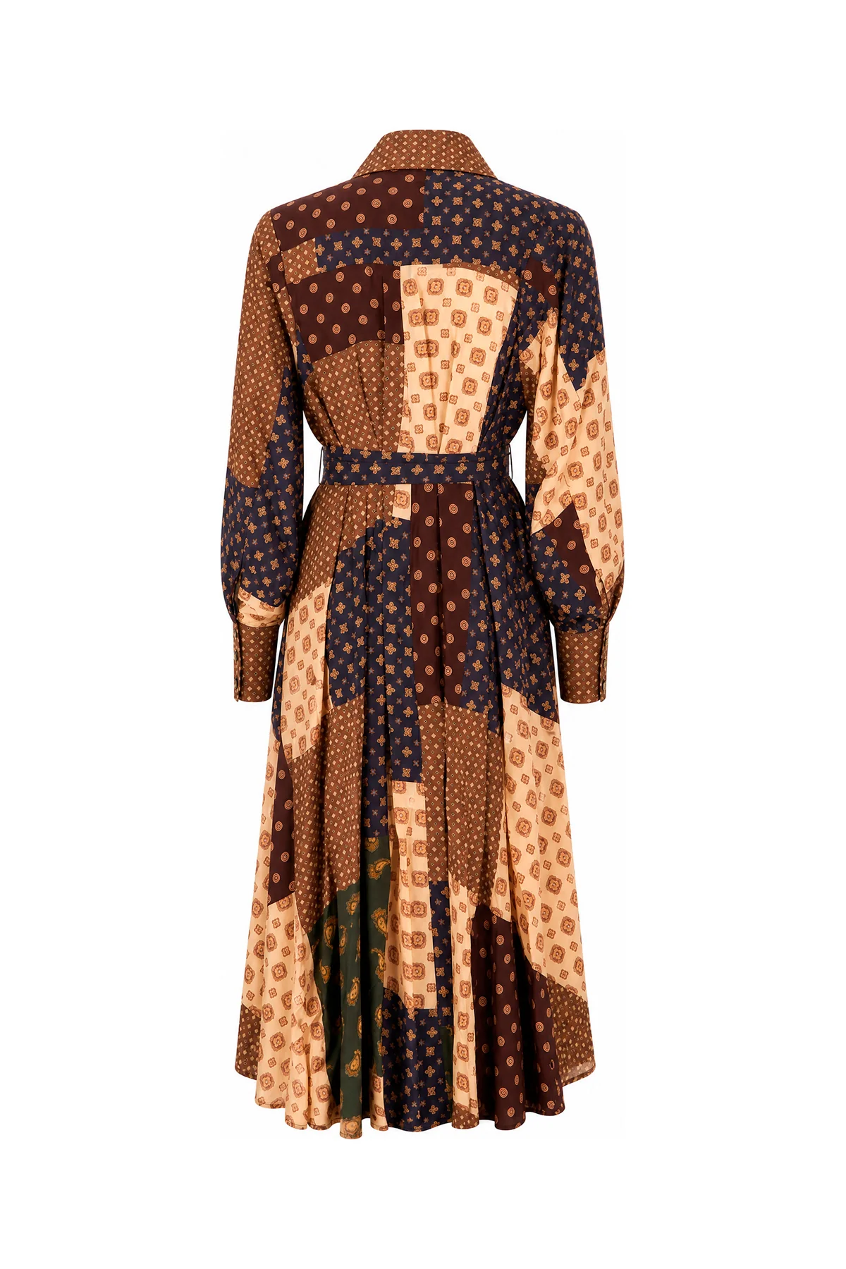 Printed viscose blend dress -  | High Quality Luxury Handbag Shop