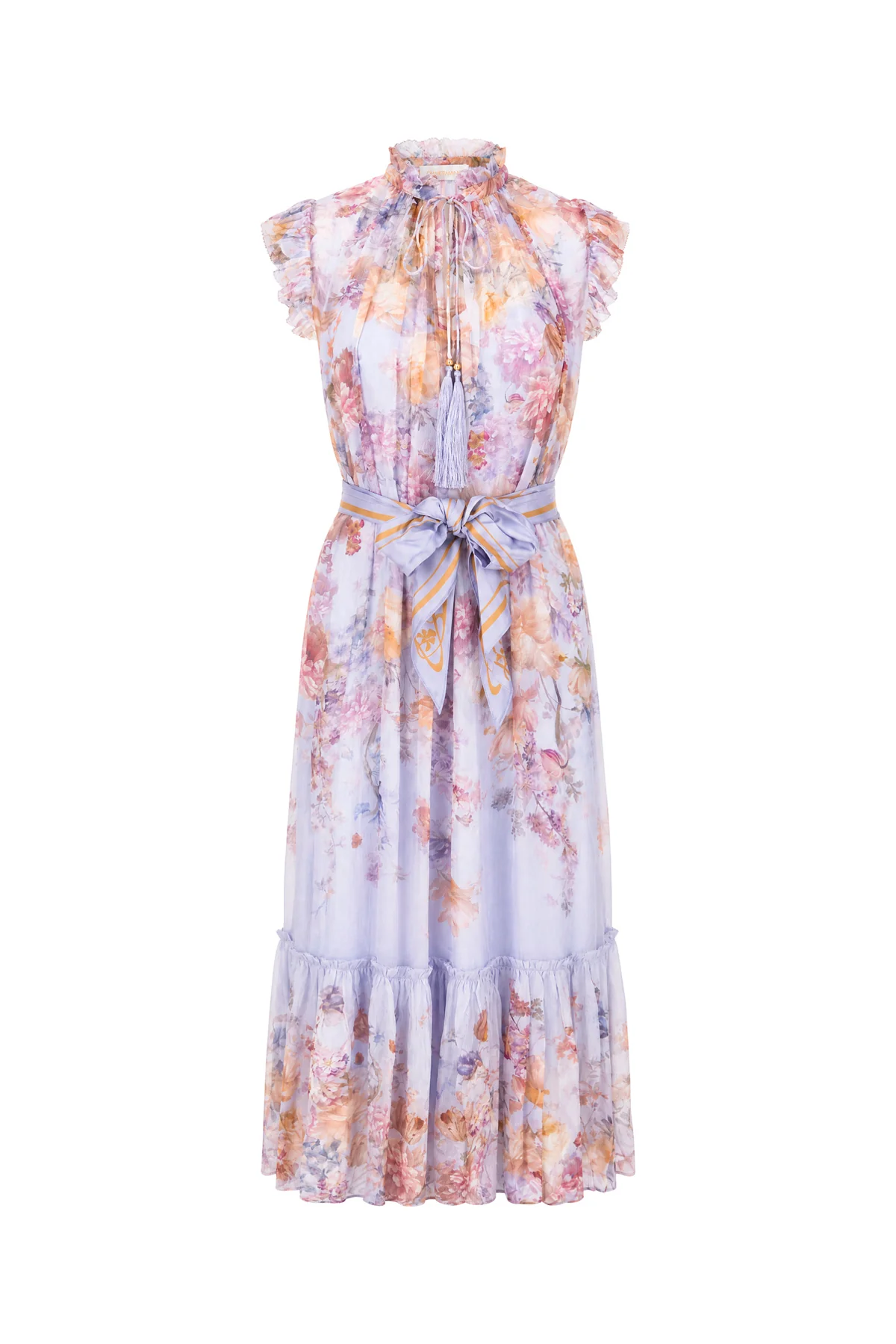 Printed viscose dress -  | High Quality Luxury Handbag Shop