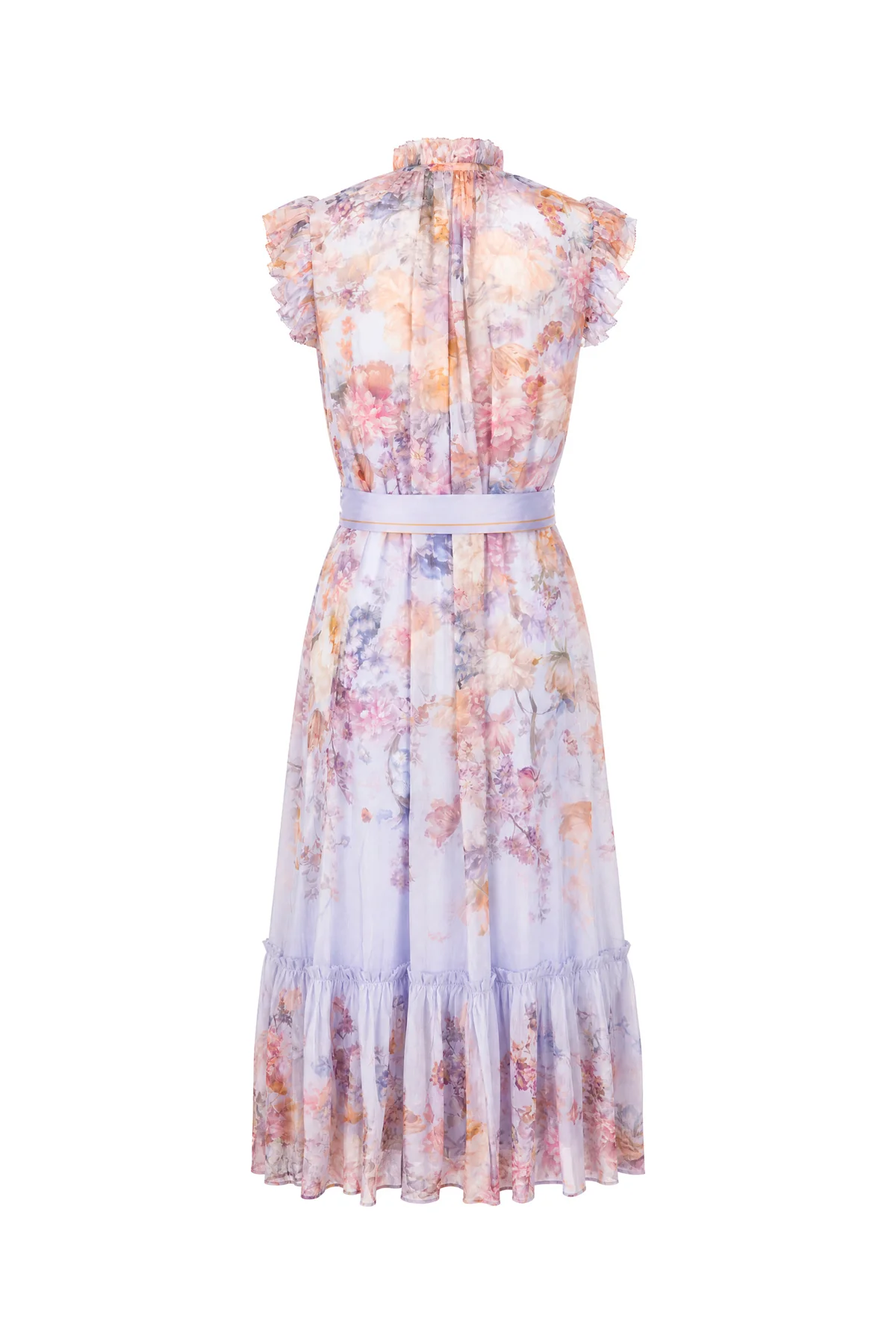 Printed viscose dress -  | High Quality Luxury Handbag Shop