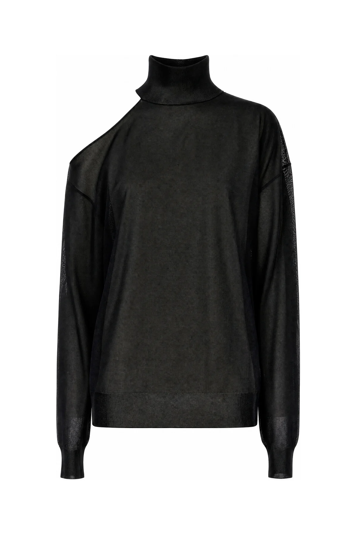Black stretch silk top -  | High Quality Luxury Handbag Shop