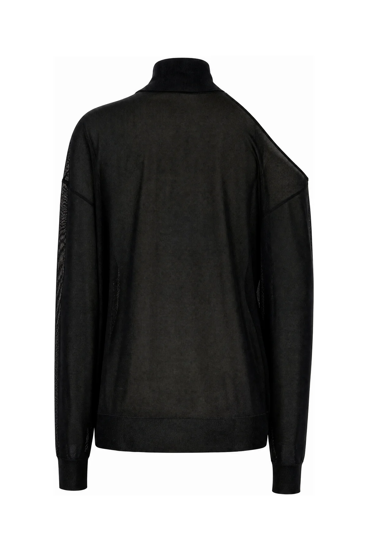 Black stretch silk top -  | High Quality Luxury Handbag Shop