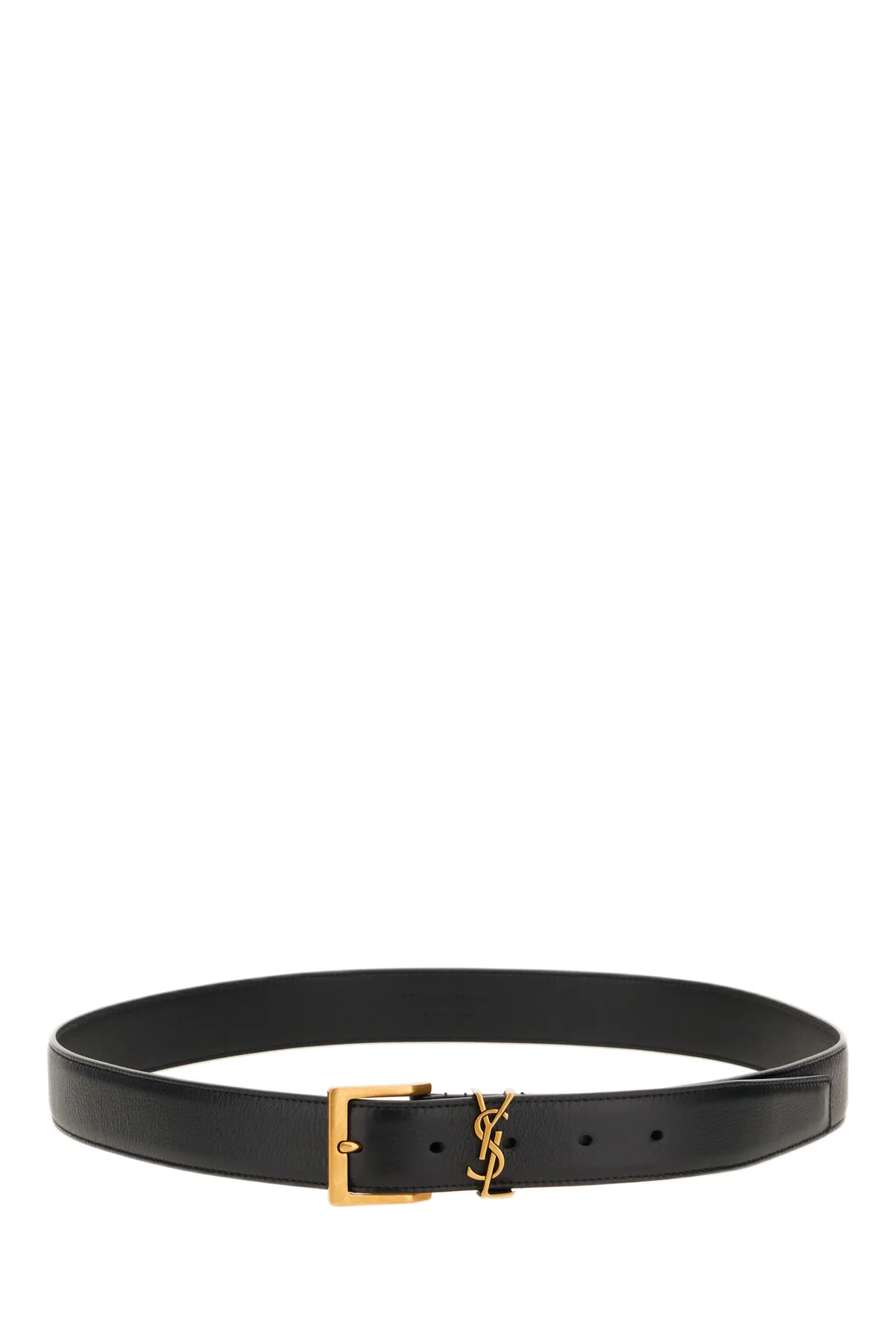 Black leather Cassandre Vadim belt -  | High Quality Luxury Handbag Shop