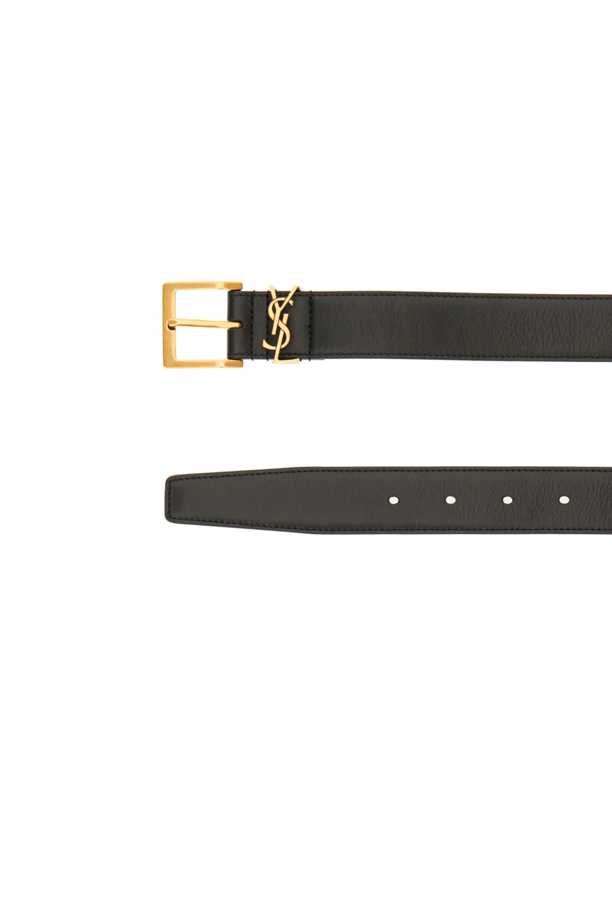 Black leather Cassandre Vadim belt -  | High Quality Luxury Handbag Shop