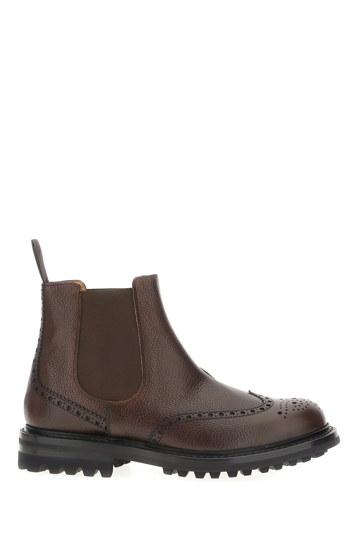 Brown leather ankle boots -  | High Quality Luxury Handbag Shop