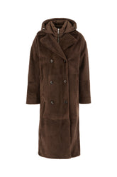 Chocolate polyester blend down jacket -  | High Quality Luxury Handbag Shop