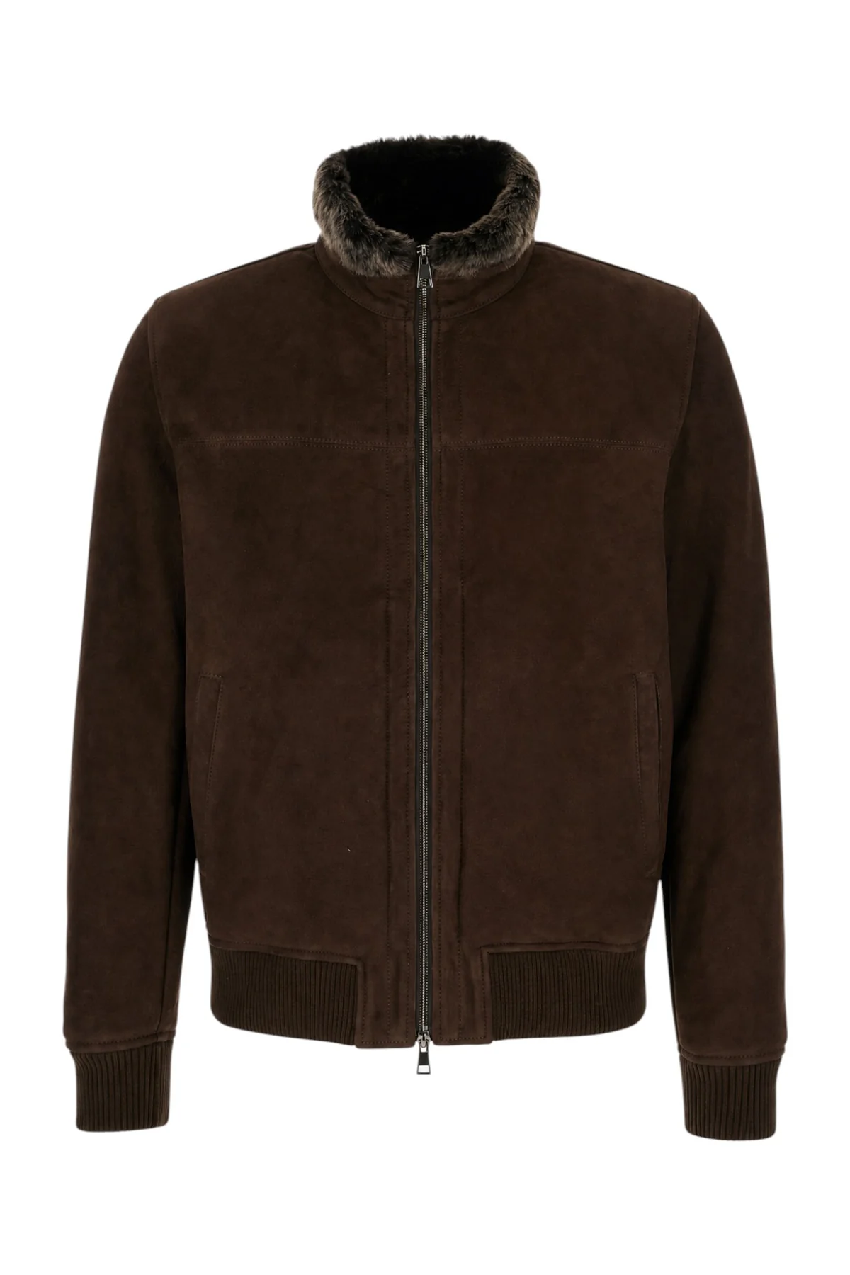 Cappotto in montone cioccolato -  | High Quality Luxury Handbag Shop
