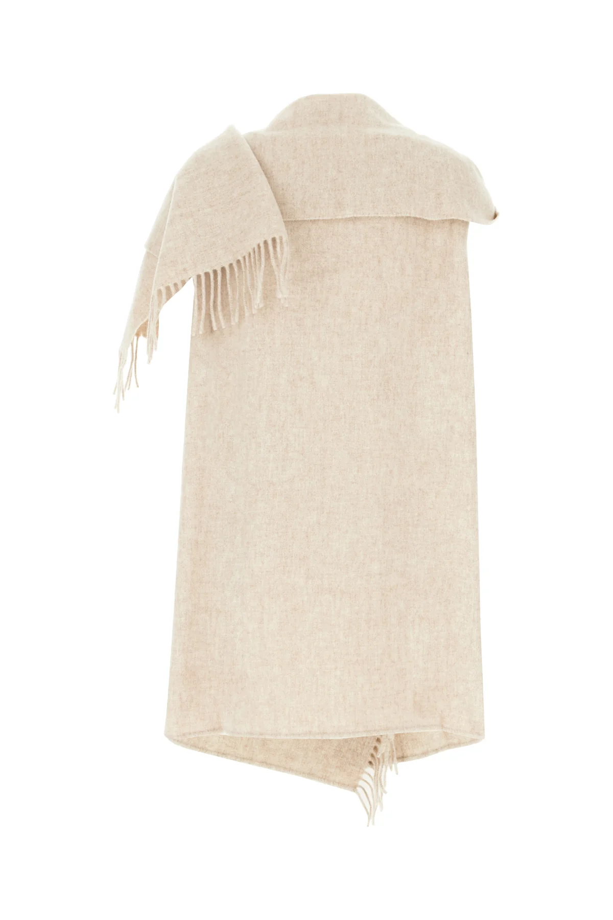 Sand wool blend cape -  | High Quality Luxury Handbag Shop