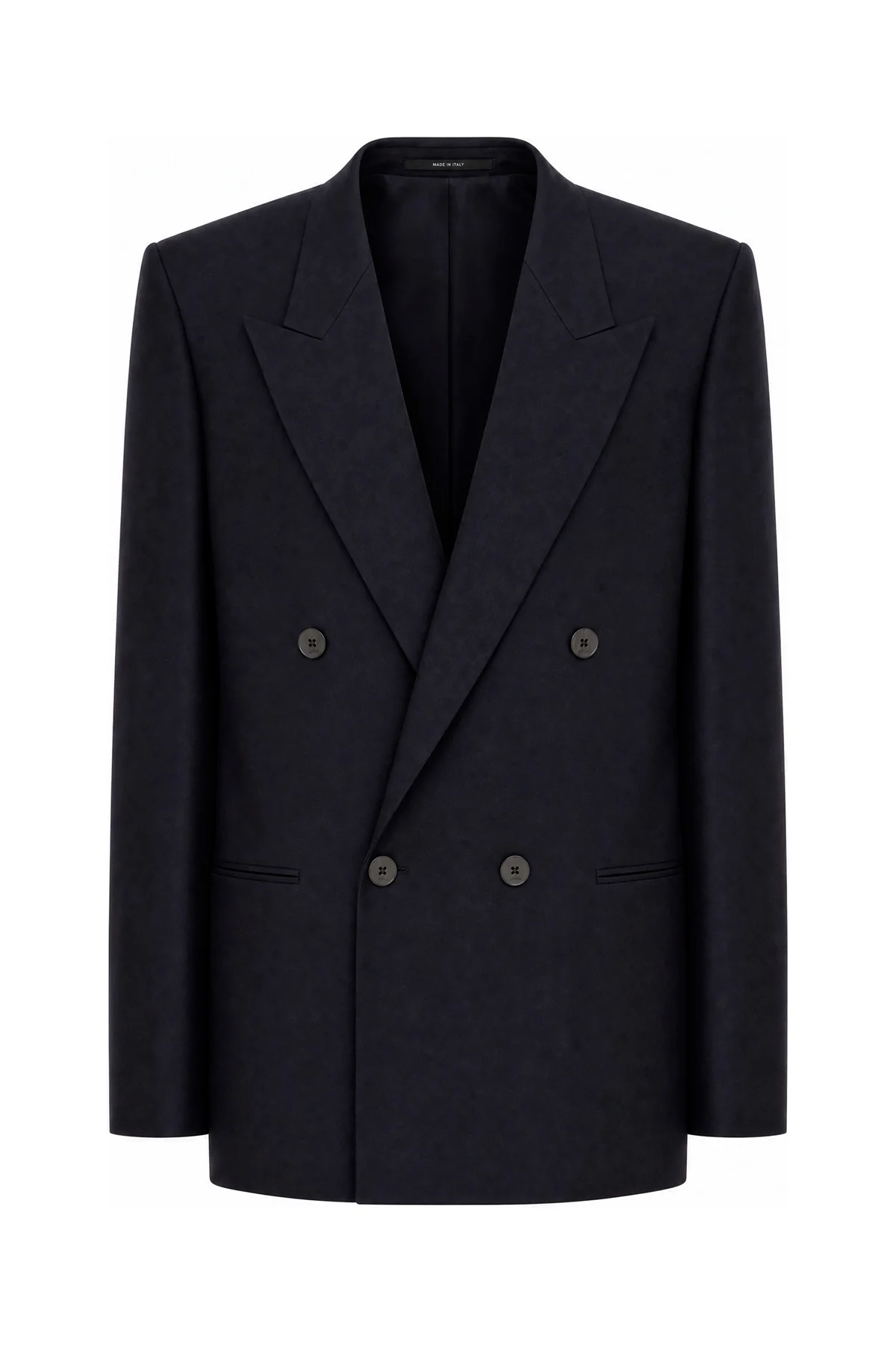 Navy blue wool blazer -  | High Quality Luxury Handbag Shop