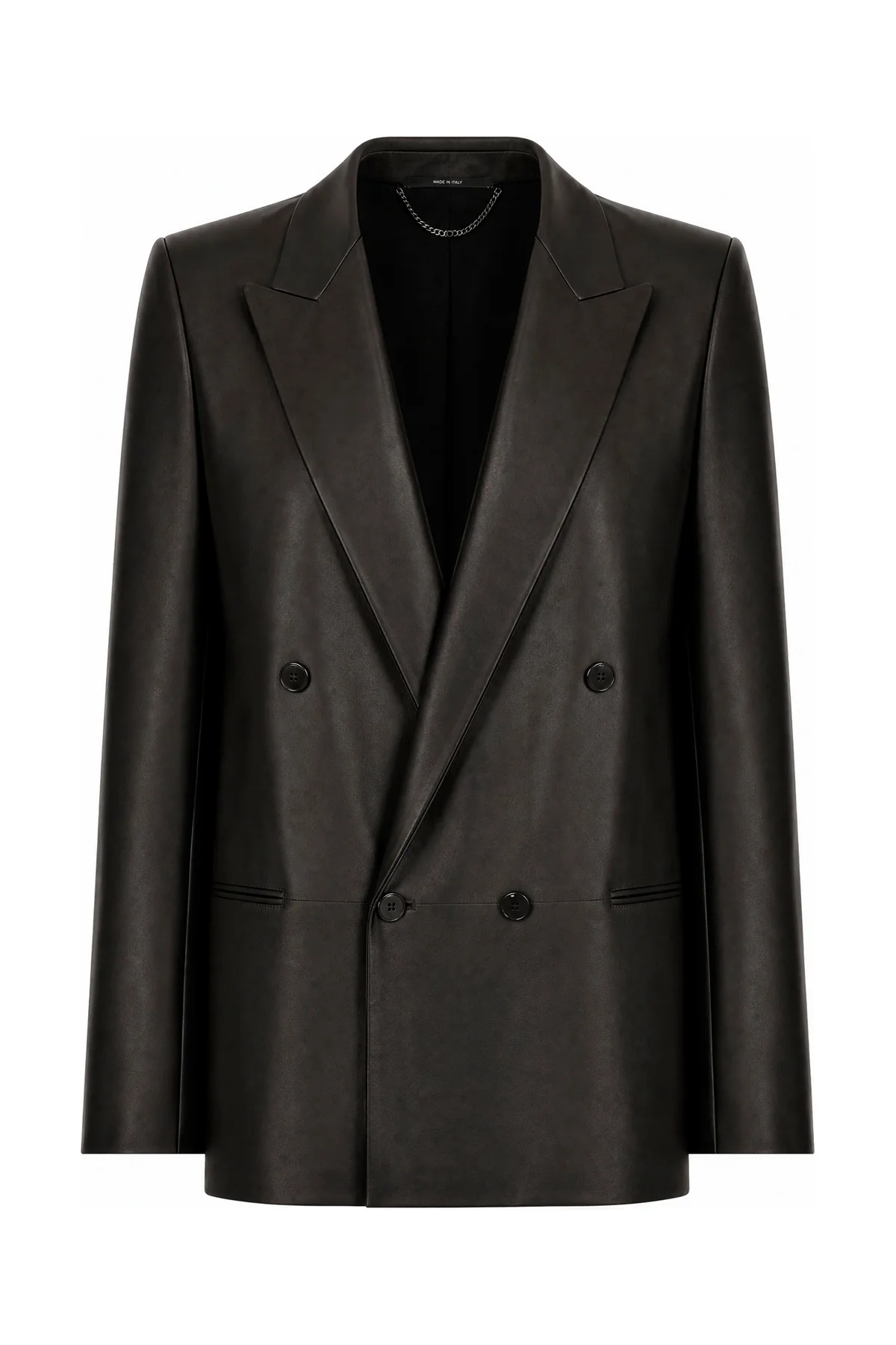 Black leather blazer -  | High Quality Luxury Handbag Shop